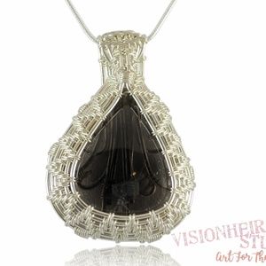 Aztec Falls - Smoky Quartz Pendant